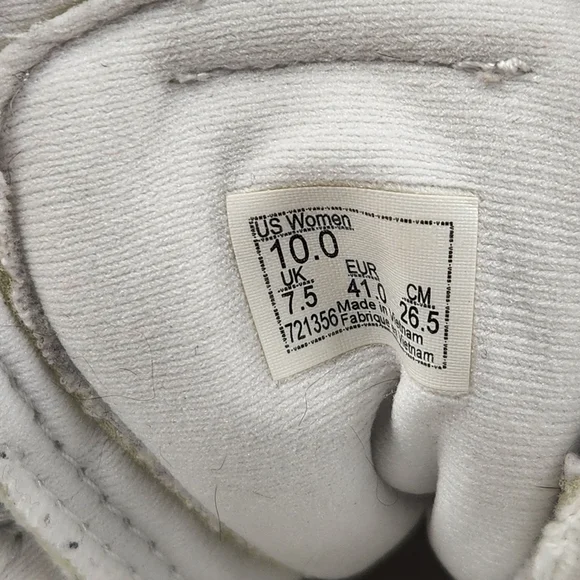 Vans Sky 8 White High-Top Skate Sneakers Size 10 - Picture 2 of 5